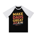 Contrast Raglan Sleeve Mesh T-Shirt